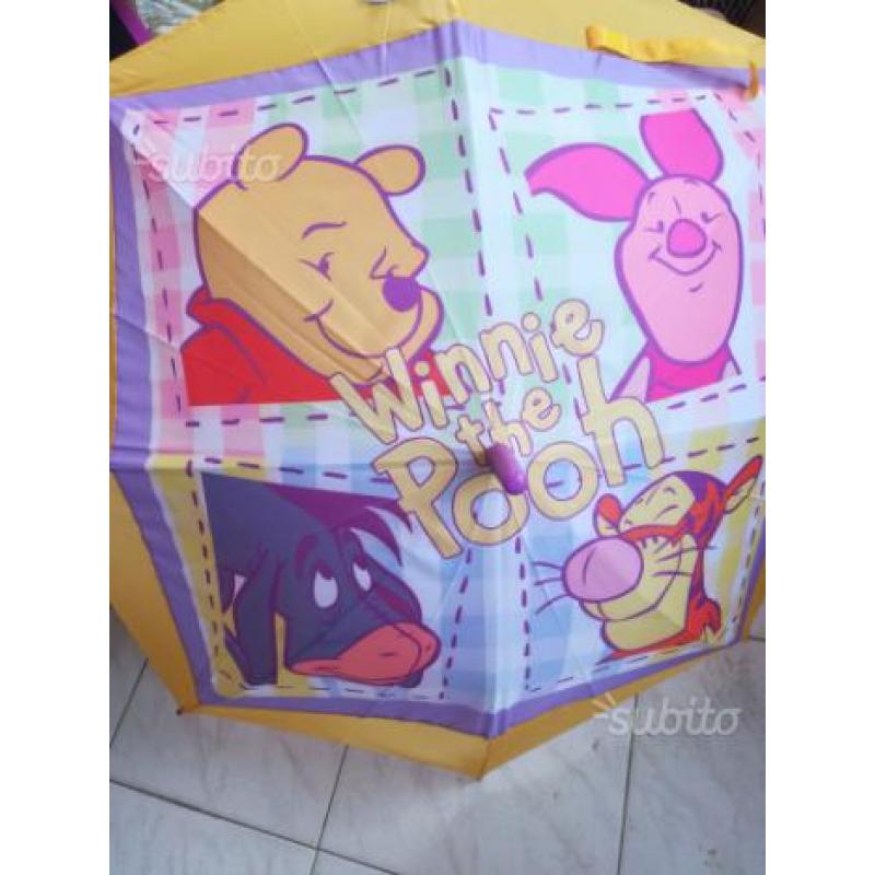 5 ombrelli nuovi Winnie the Pooh originali