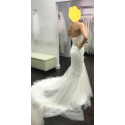 Abito sposa sirena tg 40 pronovias 2018