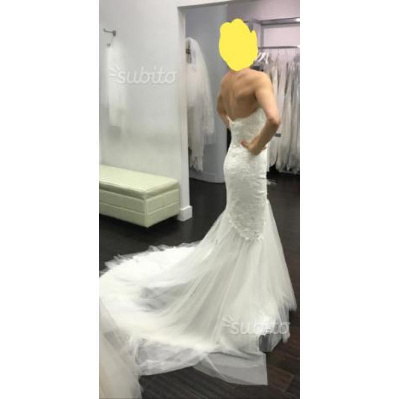 Abito sposa sirena tg 40 pronovias 2018